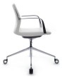 Кресло для персонала Riva Design Chair Plaza-M FK004-В12 белая кожа - 2