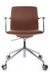 Кресло для персонала Riva Design Plaza-M FK004-B12 светло-коричневая кожа - 1
