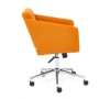 Кресло для персонала TetChair Milan оранжевый флок - 2