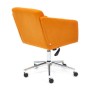 Кресло для персонала TetChair Milan оранжевый флок - 3