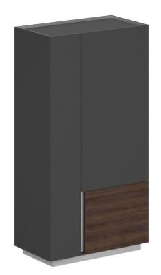  Шкаф 950x550x1520, правый / OL-20-15.OS.OS.DT.R /  корпус: оникс серый, фасады: оникс серый 