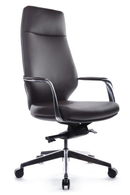 Кресло для руководителя Riva Design Chair Alonzo А1711 тёмно-коричневая кожа